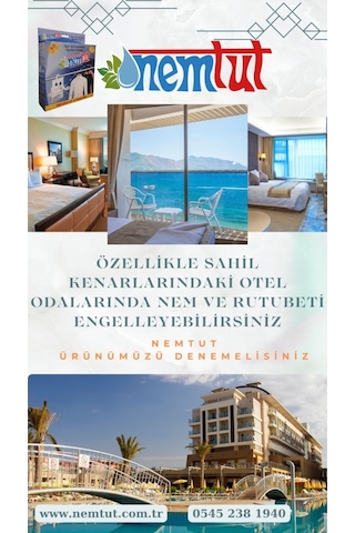 Nem Alıcı Rutubet Giderici Küf Önleyici Koku Giderici Korozyon Önleyici 1 Kg 1 Kutu 2 Paket