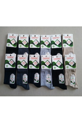 Özeren Bambu Diyabet Şeker Çorabı 12 Çift 0023