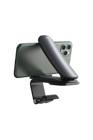 Soulader Evde, Ofiste Ve Araçta Kullanım İçin Pratik Ve Sağlam Telefon Tutucu - 4.7 İle 6.5 İnç Ekran Boyutlarına Uyumlu Geniş Ağızlı Model Siyah