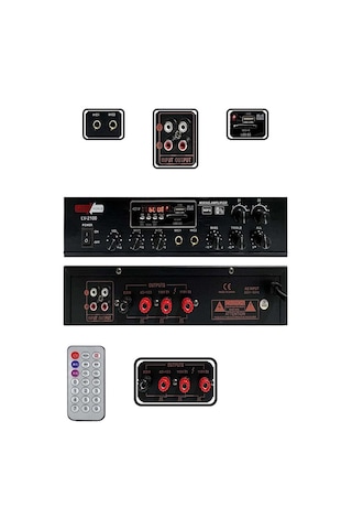 Lastvoice Black Large Plus Paket-3 Hoparlör Ve Anfi Anons Ses Sistemi Seti