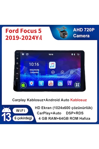 Ford Focus 5 2019-2024yıl 4gb Ram 64gb Rom Carplay Navigasyon