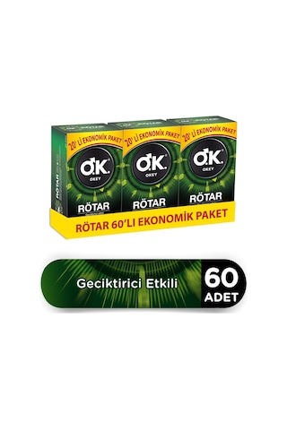 Okey Rötar Prezervatif 60'lı