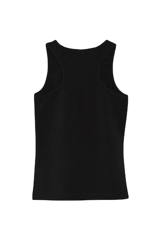 Lovetti Siyah Kız Çocuk Arka Büzgülü Yüzücü Atlet 132S001 Siyah