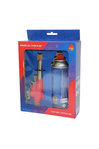 Turbo Torch Pürmüz Çakmak Ve Kartuş Set 5332