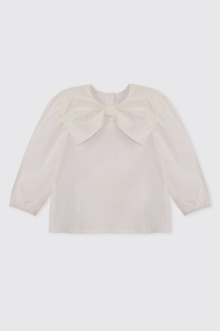 Panço Kız Çocuk Bebe Yakalı Ekru Bluz 2621gk57005