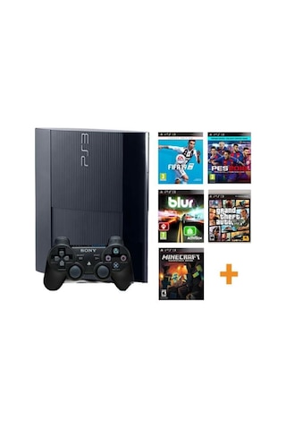 Sony Playstation 3 Super Slim 320 Gb + 30 Güncel Oyun