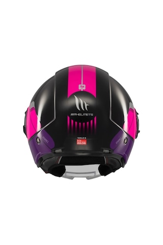 Mt Helmets Viale Sv S Advance B58 Kask Parlak Mat Pembe