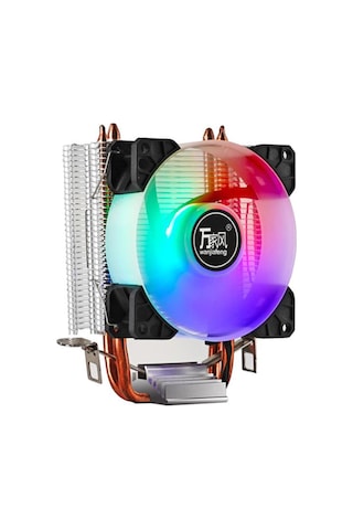 Intel Lga 1155 Bakır Cpu Fan - Rgb Rainbow Masaüstü İşlemci Fanı