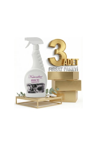 Naturalive Araç İçi Temizleyici 3x500 Ml