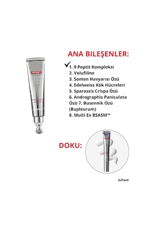 Medipeel Peptide 9 Volume Lif-tox Eye Cream 20 Ml Cilt Elastikiyetini Destekleyen Göz Çevresi Kremi