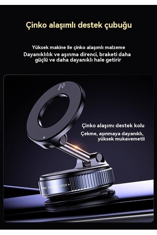 Pazly Manyetik Araç İçin Cep Telefonu Tutucusu - 1 Adet 1 Adet