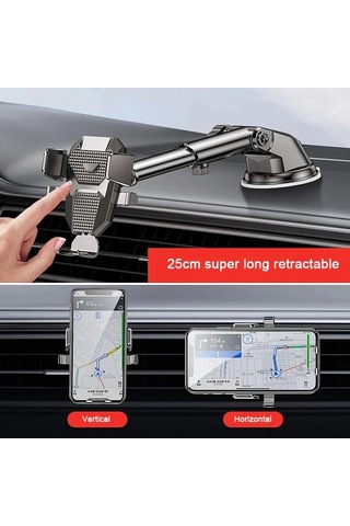 Liangmei Yeni Evrensel Enayi Araç Telefonu Tutucu 360 Cam