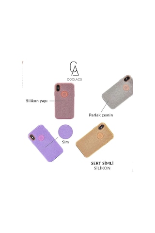 Xiaomi Mi 12t İle Uyumlu Luxury Simli Taşlı Parlak Silikon Tam Koruma Kadın Telefon Kılıfı Kapak