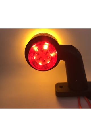 2 ADET ULTRA MİNİ EĞRİ TAKOZ 12 LEDLİ BOYNUZ TAKIM(SAĞ-SOL) 12V24
