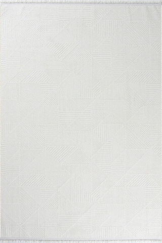 Hoom Rugs Piana 1114 Beyaz İskandinav Halı Beyaz