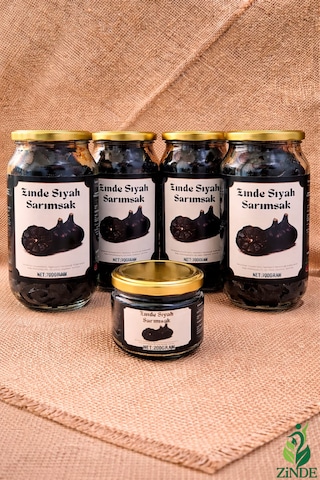 Siyah Sarımsak Black Garlıc 3 Kg Beşli Paket Soyulmuş Diş