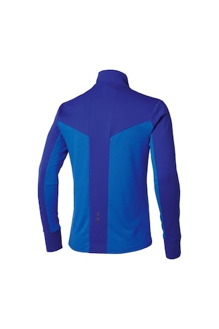 Mizuno Active Warm Yarım Fermuarlı Uzun Kollu Erkek Tişört Mavi Çok Renkli
