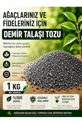 Ağaç Ve Fideler İçin Demir Talaşı Tozu 100 Gram 1 kg