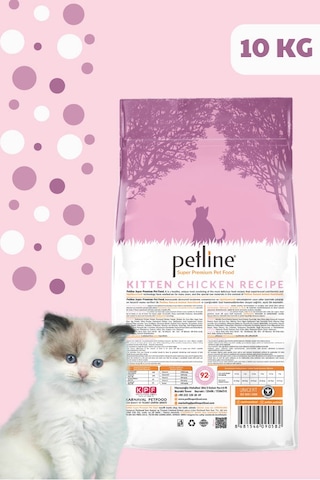 Petline Junior Kitten Tavuklu Yavru Kedi Maması 10 KG