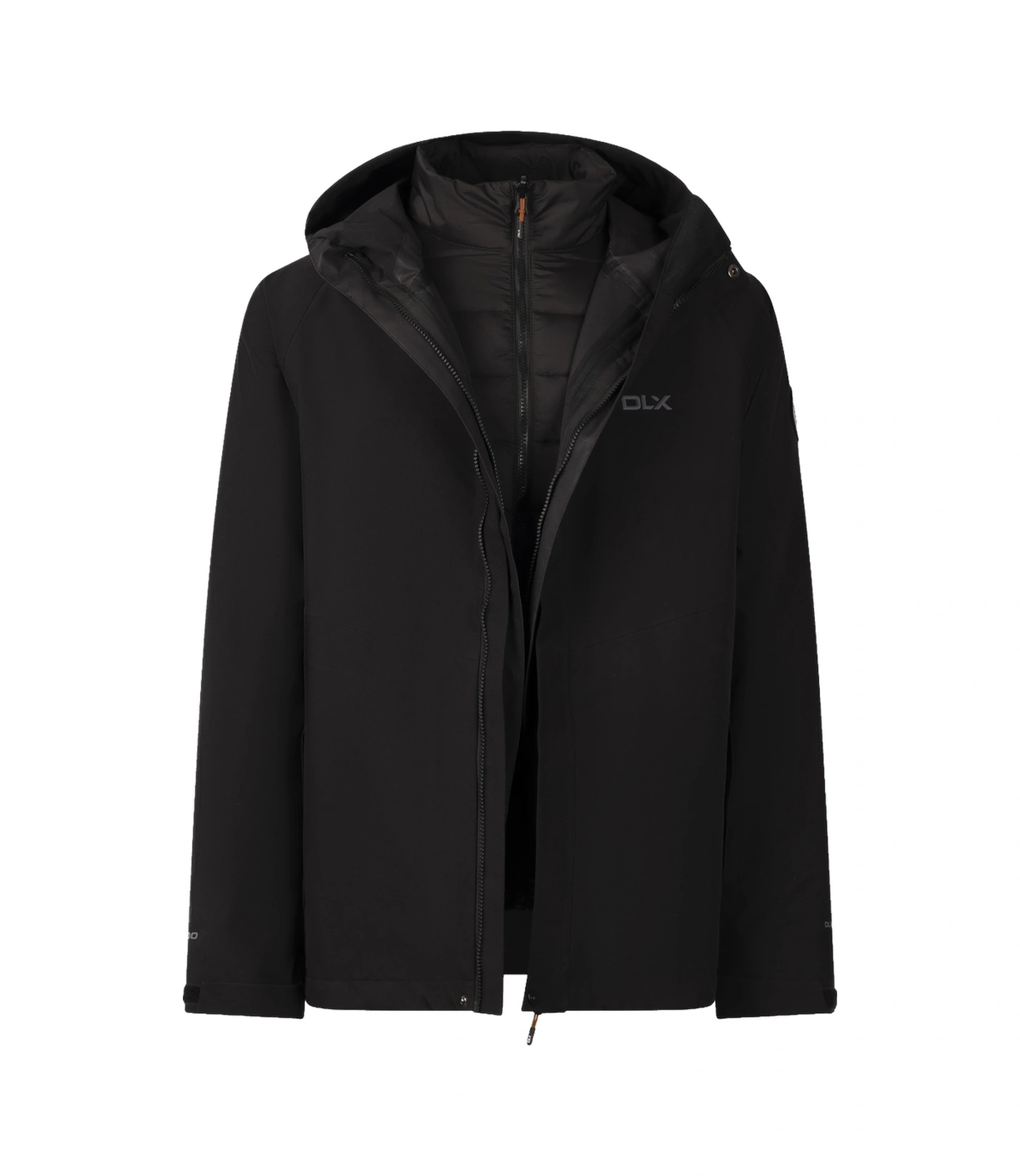 Trespass Trespass Frederic - Dlx Rainwear 3 In 1 Erkek Siyah Yağmurluk Blk Siyah