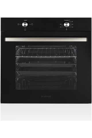 Alveus ALV MFA 604 76 LT Ankastre Fırın Siyah
