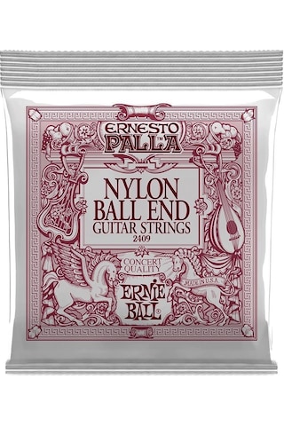 Ernie Ball 2409 Ernesto Palla Nylon Black and Gold Ball End Klasik Gitar Teli
