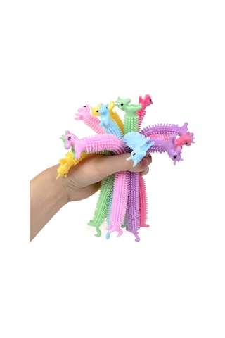 Fidget Oyuncakları Solucan Yılan Erişte Dokulu Duyusal Pcs 10 Adet B Diğer