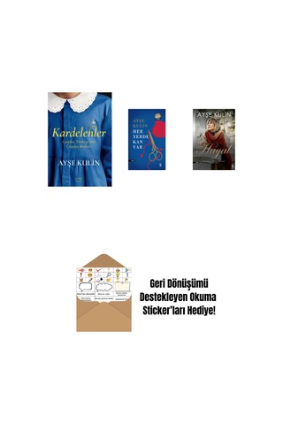 Kardelenler + Her Yerde Kan Var Midi Boy + Hayal + Okuma Sticker'ları