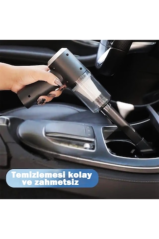 Araç El Süpürgesi Şarjlı Vakumlu Çok Fonksiyonlu Mini Süpürge