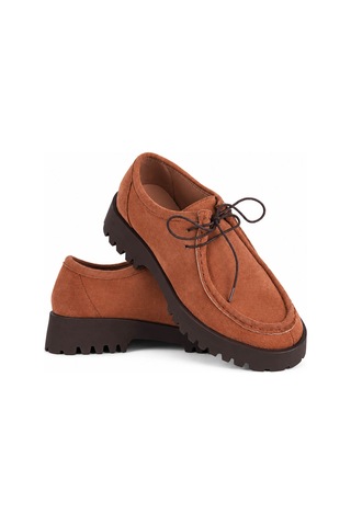 Trender 30-2807 Taba Kadın Loafer Ayakkabı 27ksd9000009
