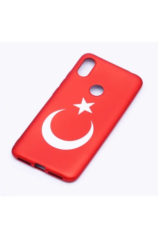 Xiaomi Mi 8 Kılıf Zore Bayrak Silikon