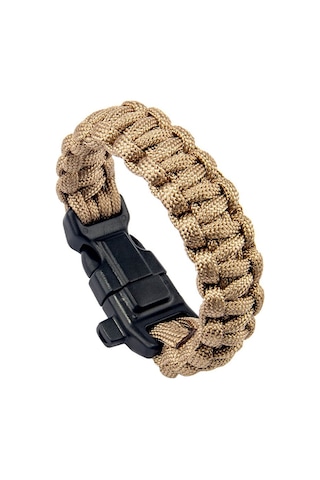 Paracord Bileklik-pusula-ateş Başlatıcı-düdük-çöl Rengi-2021 Bej