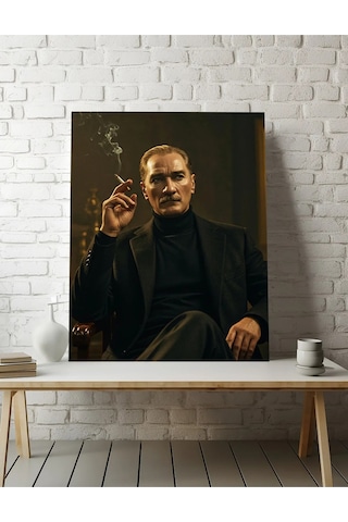 Atatürk Portre Tablo Ev Ofis Dekoratif Kanvas Tablo