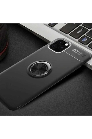 Apple Uyumlu iPhone 11 Pro Kılıf Zore Ravel Silikon Kapak Siyah