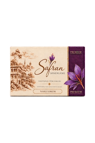 Safran Şekerleme Narlı Lokum 350 G Safran Şekerleme Narlı Lokum 350 G