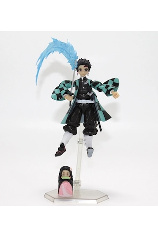 Anime Demon Slayer Tanjiro Figürü 14 Cm Alk5311 Çok Renkli
