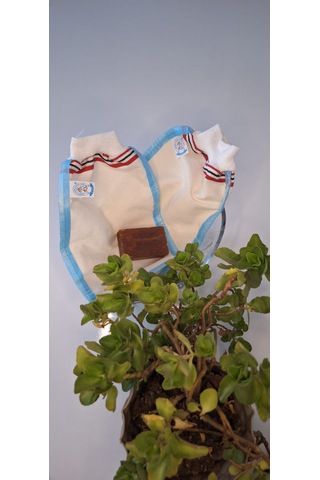 Eker-mavi Biyeli Hızlıgiy Kese Seti-2 Adet Kese-lastikli Kese