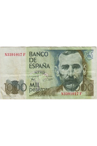 İspanya 1000 Peseta 1979 Çok Temiz.