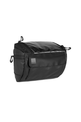 Moveevo Siyah Bisiklet Burun Çantası, Dokunmatik Ekran Kapaklı, 3l Hacimli, Araç Ve Telefon Taşıma, Çarpma Emici Sprey, Dayanıklı Nylon Malzeme Siyah