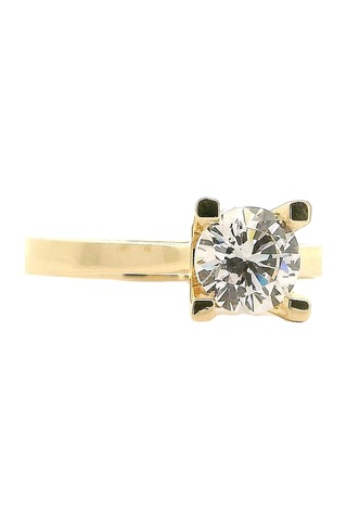 Cigold Tektaş Yüzük 14 Ayar Altın 1.53 Gr Oa-c11601029201 Renkli