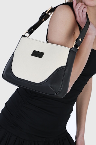 Housebags Siyah Ayarlanabilir Omuz Askılı Vintage Bag Kanvas Siyah
