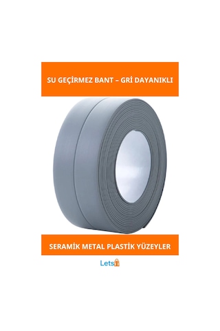 Su Geçirmez Gri Sızdırmaz Bant Mutfak Ve Banyo İçin 1 Adet