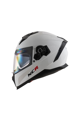 Ncr Stream Beyaz Full Face Kapalı Kask Ece-06 Beyaz Beyaz