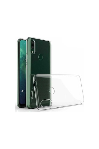 Huawei P Smart Z Kilif Seffaf Silikon Hibrit Case 390885548