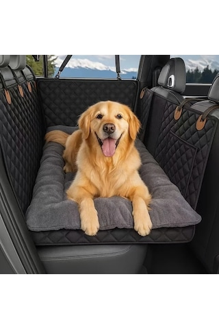 Willowhaven Gri Oto Koltuk Köpek Minderi Kalın Yumuşak Tüm Araçlar Ve Irklar İçin Kolay Temizlenir