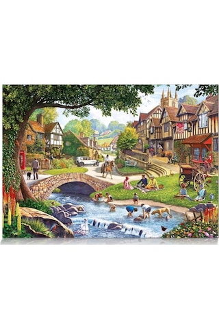 Star Puzzle 2000 Parçalık Dere Köyünde Yaz Puzzle/Yapboz - Steve Crips