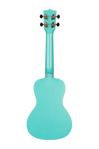 Kala Waterman Recycled Concert Ukulele Aqua Mist - Glow In The Dark