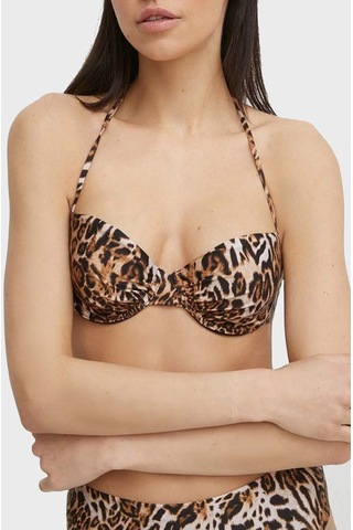 Guess Bayan Bikini Üstü E4gj23 Mc04r P122 Leopar