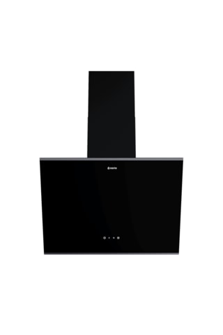 Narte NT-H20060BX 60 Cm Siyah Cam Inox Çıtalı Eğimli Davlumbaz
