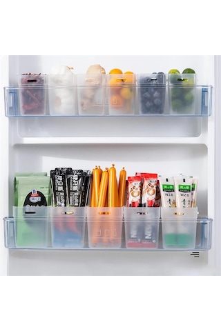Buzdolabı Kapak İçi Organizer Kutu 6'lı Set Mutfak Düzenleyici Buzdolabı Organizer Diğer